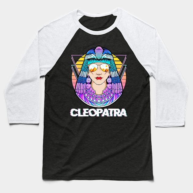 Cleopatra Queen Egypt Mythology, Ancient Egyptian Gods, Religion Folklore Baseball T-Shirt by TheBeardComic